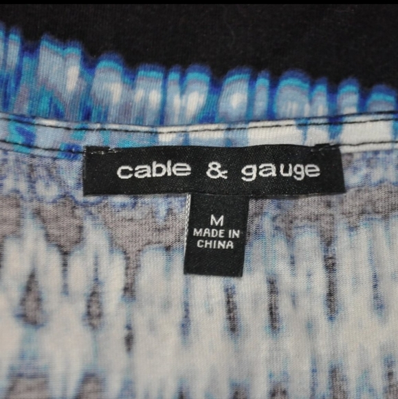 💙Cable & Gauge Cross Cross Top💙Size M - Picture 4 of 4